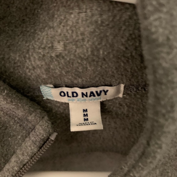 Old Navy Gray Fleece Jacket - Picture 3 of 3